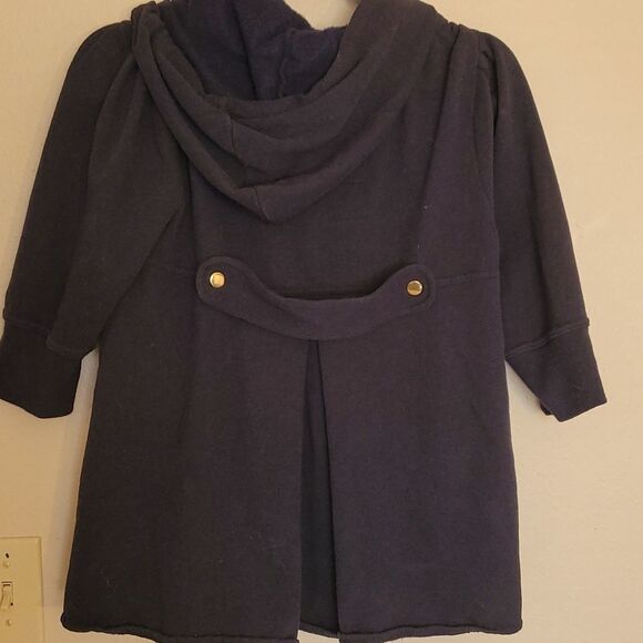 - Plush and Lush Navy Hoody Jacket Street Ware Cotton - Picture 6 of 16